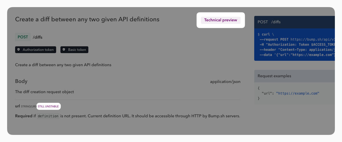 Image of badges applied to operations and properties